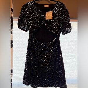 NWT‎ Altard State black cut out star dress